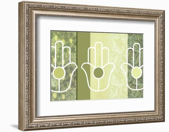 Hamsa Forest-null-Framed Art Print