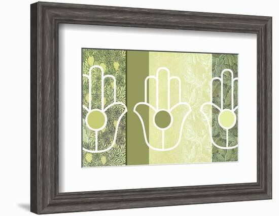 Hamsa Forest-null-Framed Art Print