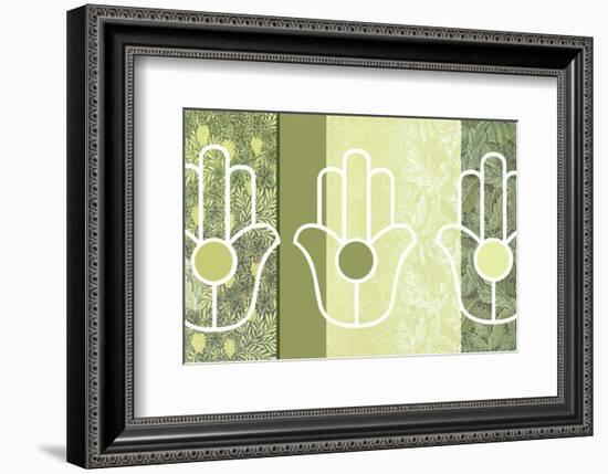 Hamsa Forest-null-Framed Art Print