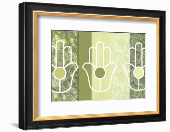 Hamsa Forest-null-Framed Art Print