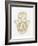 Hamsa Hand Gold-Pam Varacek-Framed Art Print