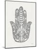 Hamsa I Silver-Courtney Prahl-Mounted Art Print