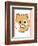 Hamster - Animaru Cartoon Animal Print-Animaru-Framed Giclee Print