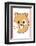 Hamster - Animaru Cartoon Animal Print-Animaru-Framed Giclee Print