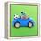 Hamster Driving Miniature Sports Convertible Car-null-Framed Premier Image Canvas