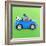 Hamster Driving Miniature Sports Convertible Car-null-Framed Photographic Print