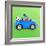 Hamster Driving Miniature Sports Convertible Car-null-Framed Photographic Print