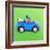 Hamster Driving Miniature Sports Convertible Car-null-Framed Photographic Print