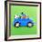 Hamster Driving Miniature Sports Convertible Car-null-Framed Photographic Print