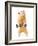 Hamster With Bar Isolated On White-IgorKovalchuk-Framed Photographic Print