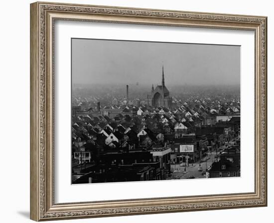 Hamtramck Section of Detroit Populated by Poles, Photo Essay Regarding Polish American Community-John Dominis-Framed Photographic Print