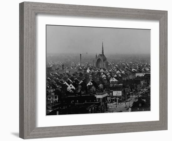 Hamtramck Section of Detroit Populated by Poles, Photo Essay Regarding Polish American Community-John Dominis-Framed Photographic Print