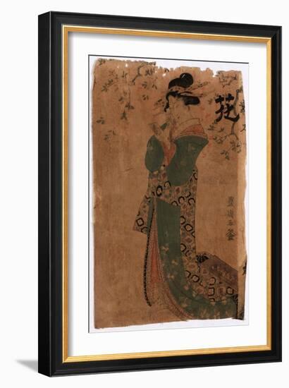 Hana-Utagawa Toyokuni-Framed Giclee Print