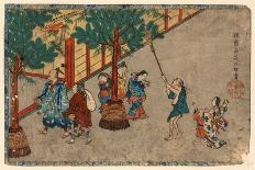 The Mendicant Priest and the Wild Geese, Late 17th or Early 18th Century-Hanabusa Itcho-Giclee Print