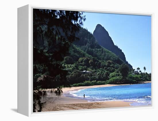 Hanalei Bay and Bali Hai, South Pacific, Hawaii, USA-Charles Sleicher-Framed Premier Image Canvas