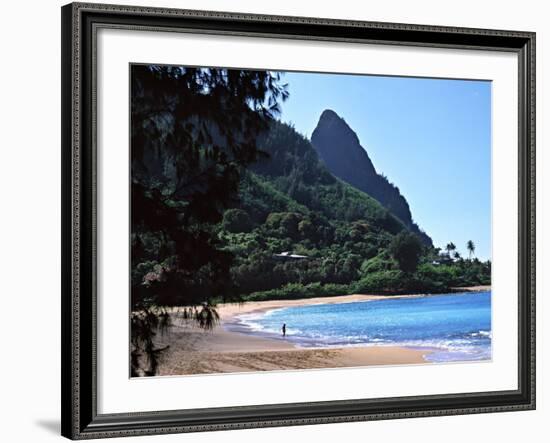 Hanalei Bay and Bali Hai, South Pacific, Hawaii, USA-Charles Sleicher-Framed Photographic Print