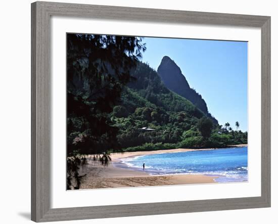 Hanalei Bay and Bali Hai, South Pacific, Hawaii, USA-Charles Sleicher-Framed Photographic Print