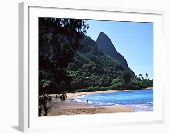 Hanalei Bay and Bali Hai, South Pacific, Hawaii, USA-Charles Sleicher-Framed Photographic Print