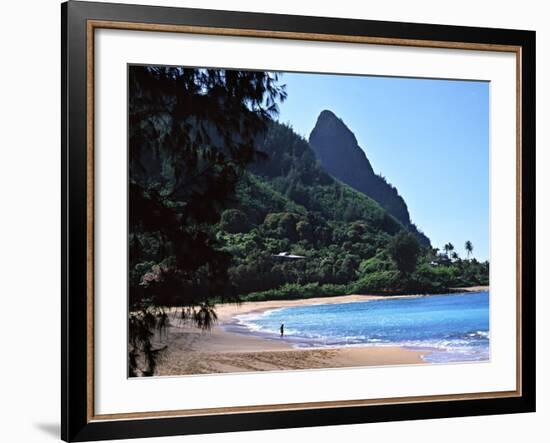 Hanalei Bay and Bali Hai, South Pacific, Hawaii, USA-Charles Sleicher-Framed Photographic Print