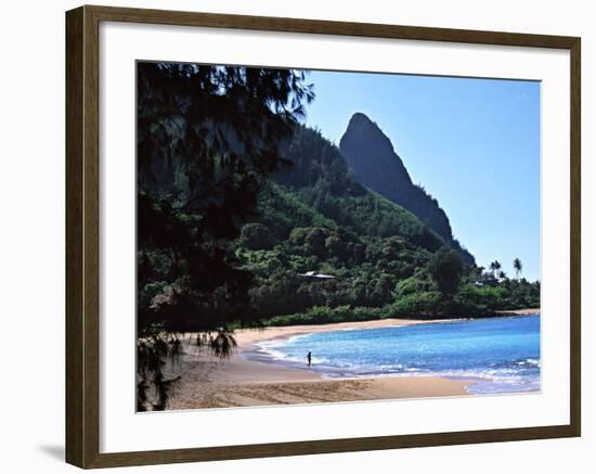 Hanalei Bay and Bali Hai, South Pacific, Hawaii, USA-Charles Sleicher-Framed Photographic Print