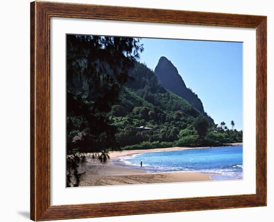 Hanalei Bay and Bali Hai, South Pacific, Hawaii, USA-Charles Sleicher-Framed Photographic Print