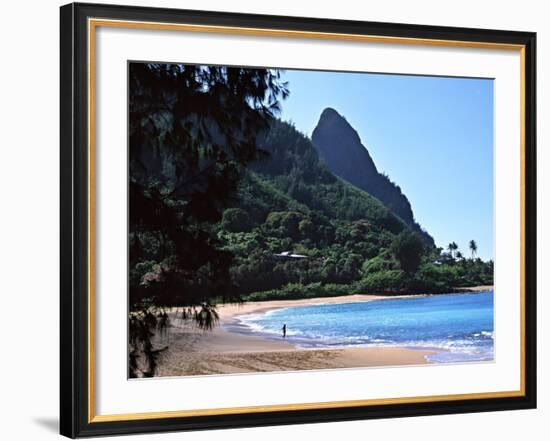 Hanalei Bay and Bali Hai, South Pacific, Hawaii, USA-Charles Sleicher-Framed Photographic Print