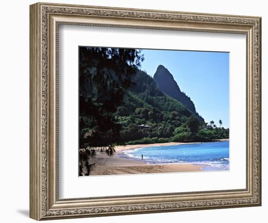 Hanalei Bay and Bali Hai, South Pacific, Hawaii, USA-Charles Sleicher-Framed Photographic Print