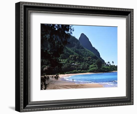 Hanalei Bay and Bali Hai, South Pacific, Hawaii, USA-Charles Sleicher-Framed Photographic Print