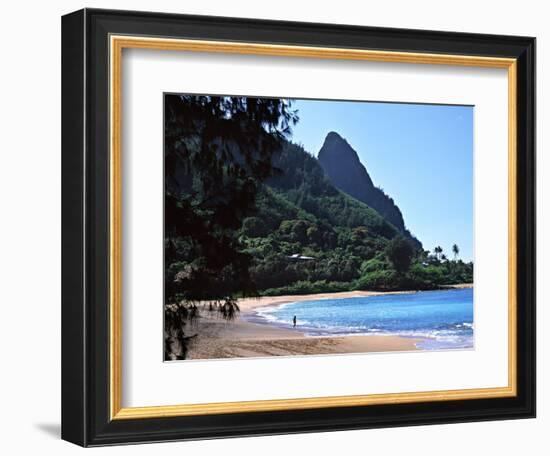 Hanalei Bay and Bali Hai, South Pacific, Hawaii, USA-Charles Sleicher-Framed Photographic Print