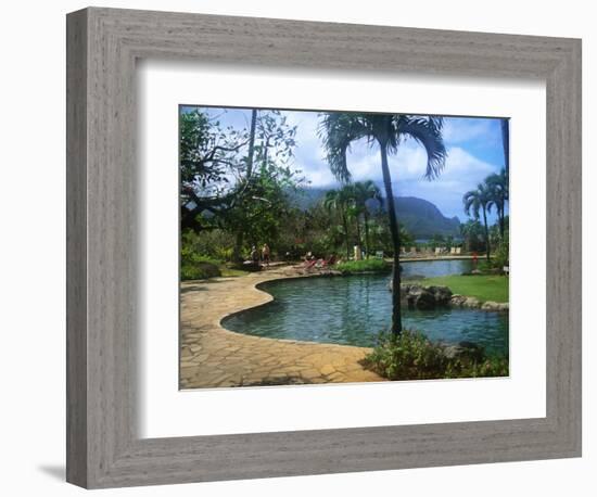 Hanalei Bay Resort, Princeville, Kauai, Hawaii, USA-Charles Sleicher-Framed Photographic Print