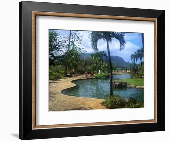 Hanalei Bay Resort, Princeville, Kauai, Hawaii, USA-Charles Sleicher-Framed Photographic Print