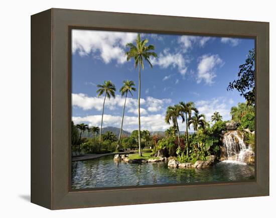 Hanalei Bay Resort, Princeville, Kauai, Hawaii, USA-Charles Sleicher-Framed Premier Image Canvas