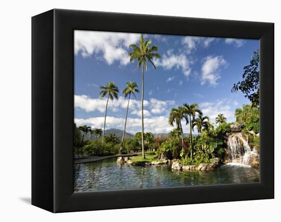 Hanalei Bay Resort, Princeville, Kauai, Hawaii, USA-Charles Sleicher-Framed Premier Image Canvas