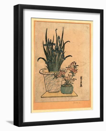 Hanashobu Ni Nadeshiko-Keisai Eisen-Framed Giclee Print
