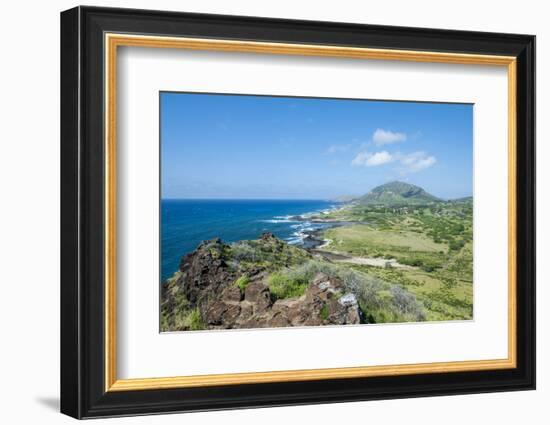 Hanauma Bay Nature Reserve, South Shore, Oahu, Hawaii, United States of America, Pacific-Michael DeFreitas-Framed Photographic Print