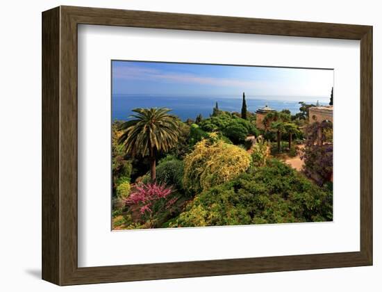 Hanbury Botanic Gardens near Ventimiglia, Province of Imperia, Liguria, Italy-null-Framed Art Print