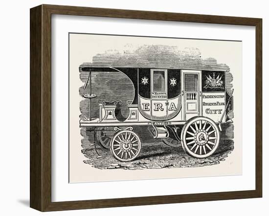 Hancock's Steam Carriage, Era-null-Framed Giclee Print