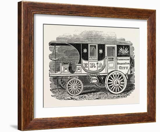 Hancock's Steam Carriage, Era-null-Framed Giclee Print