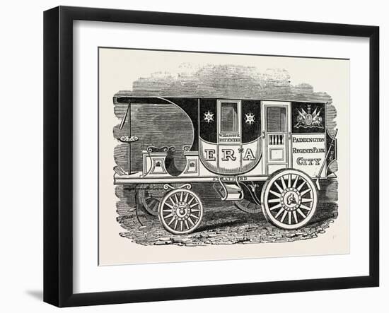 Hancock's Steam Carriage, Era-null-Framed Giclee Print