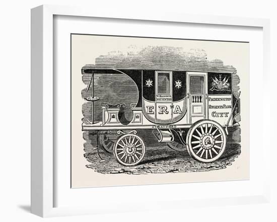 Hancock's Steam Carriage, Era-null-Framed Giclee Print