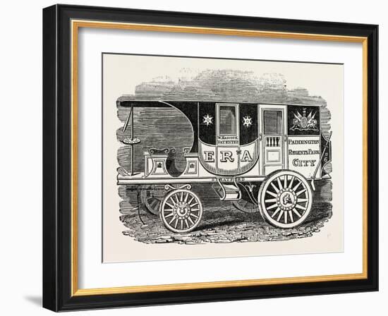 Hancock's Steam Carriage, Era-null-Framed Giclee Print