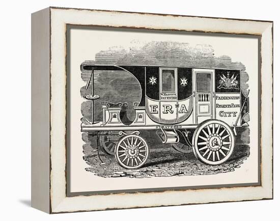 Hancock's Steam Carriage, Era-null-Framed Premier Image Canvas