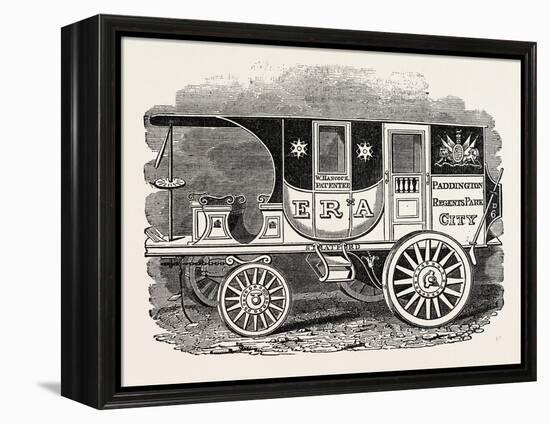 Hancock's Steam Carriage, Era-null-Framed Premier Image Canvas