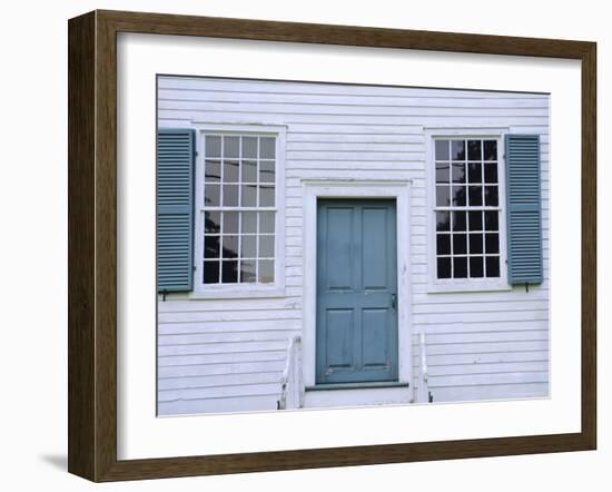 Hancock Shaker Village, the Meeting House (1793), Hancock, Massachusetts, USA-Fraser Hall-Framed Photographic Print