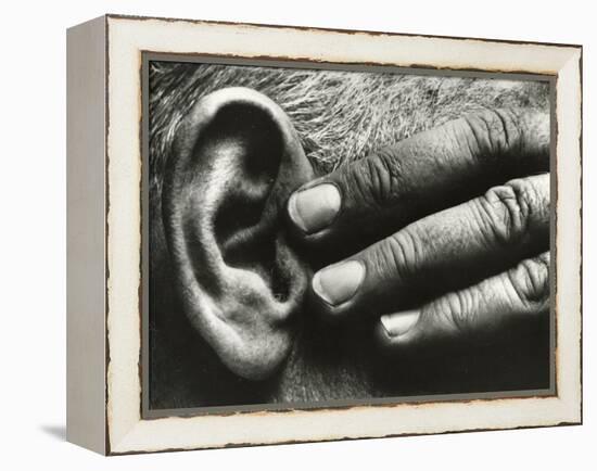 Hand and Ear, Ramiel McGeehee, 1929 (silver gelatin print)-Brett Weston-Framed Premier Image Canvas