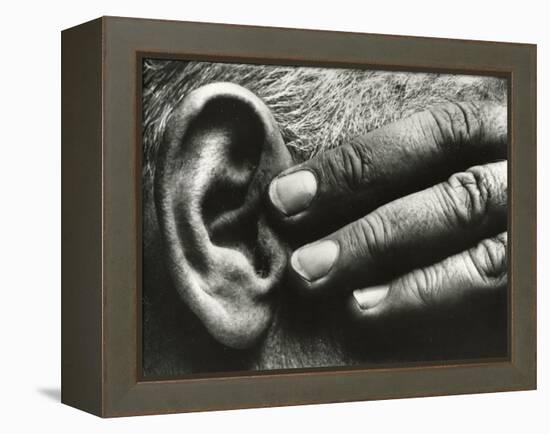 Hand and Ear, Ramiel McGeehee, 1929 (silver gelatin print)-Brett Weston-Framed Premier Image Canvas