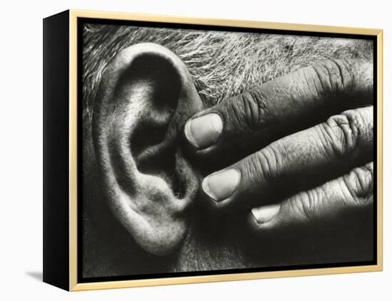 Hand and Ear, Ramiel McGeehee, 1929 (silver gelatin print)-Brett Weston-Framed Premier Image Canvas