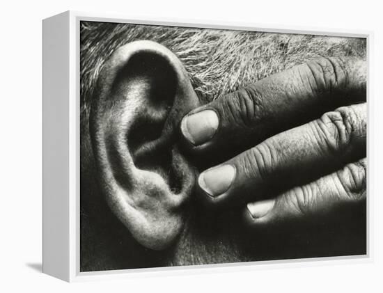 Hand and Ear, Ramiel McGeehee, 1929 (silver gelatin print)-Brett Weston-Framed Premier Image Canvas