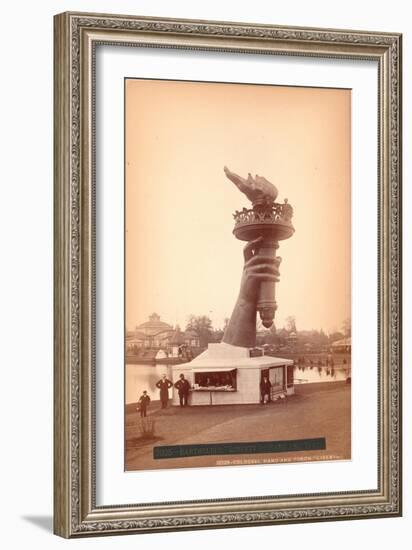 Hand and Torch of the Statue of Liberty, C.1876-null-Framed Giclee Print