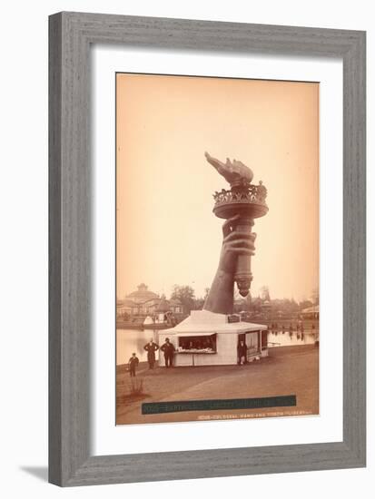 Hand and Torch of the Statue of Liberty, C.1876-null-Framed Giclee Print